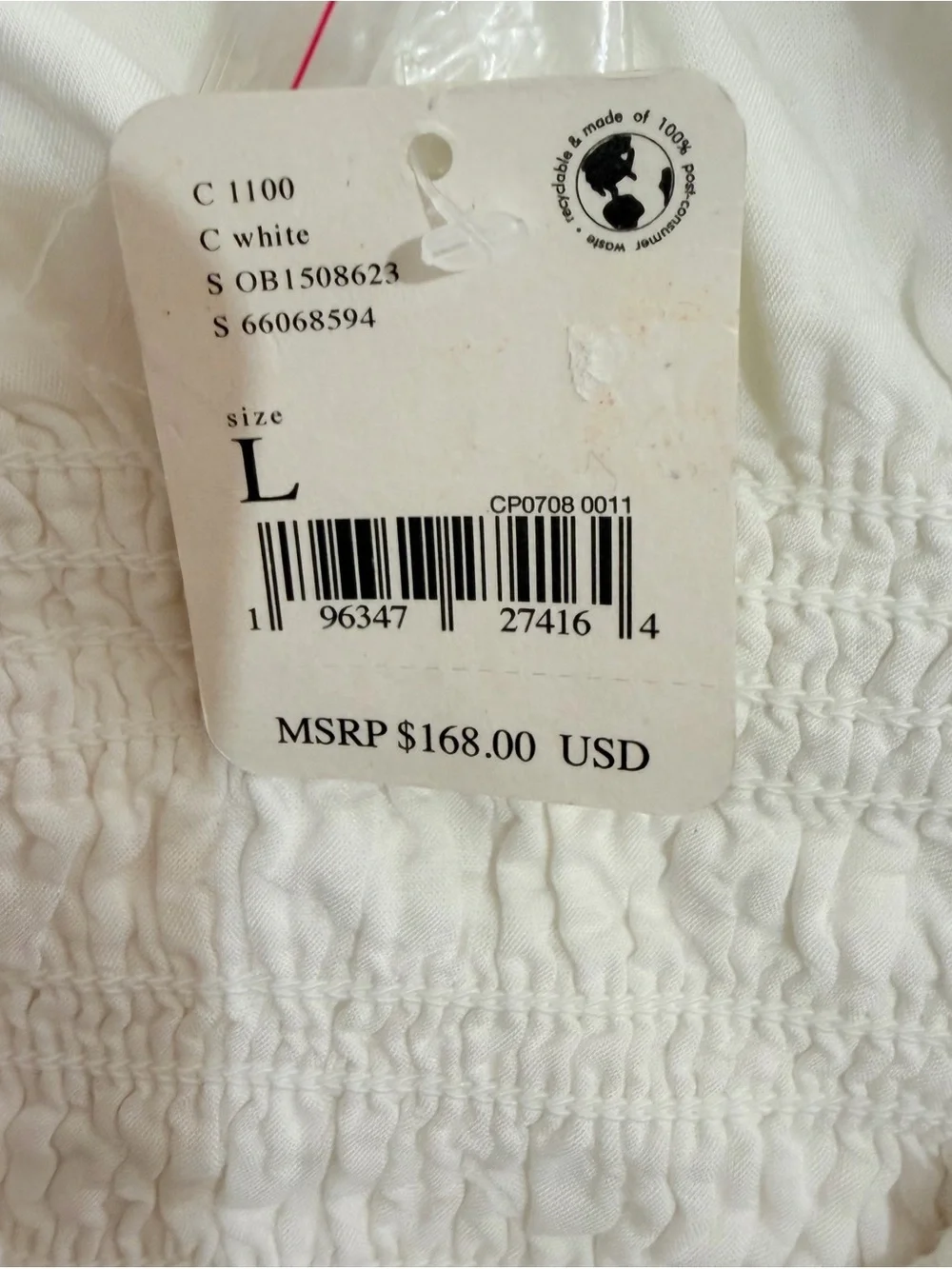 Free People White Button-Front High-Low Maxi Skirt - Picture 6 of 7